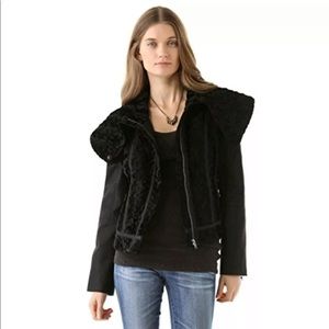 Free People leather moto style jacket